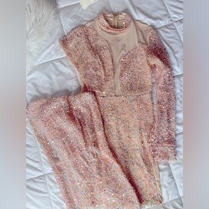 Pretty Tina sequins dress with a long train. Same dress as on my profile picture